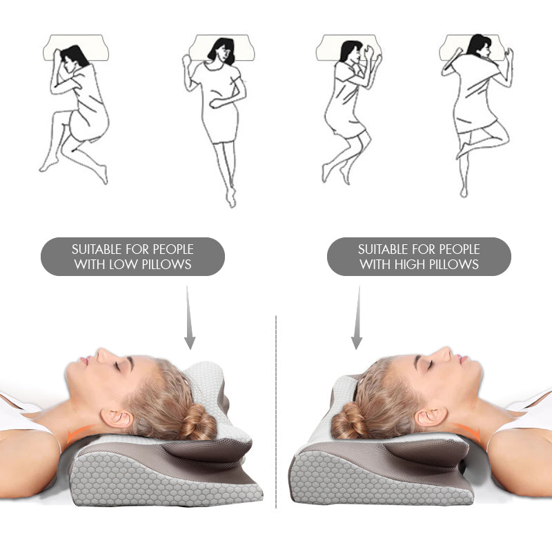 🥳 2026 HOT SALE 🥳 💞 50,000+ SOLD! 💥 🌙 50% OFF! Ergonomic bamboo contour pillow – Relieves neck tension and promotes deep sleep. Perfect for back, side and stomach sleepers. Experience comfort all night long. 💤 ✨