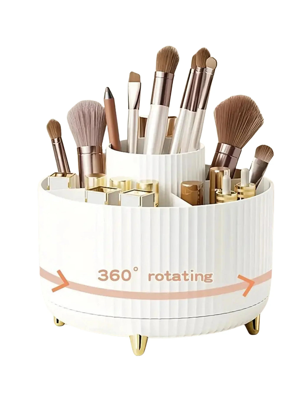 360° Rotating Makeup Cosmetics Organizer for Women