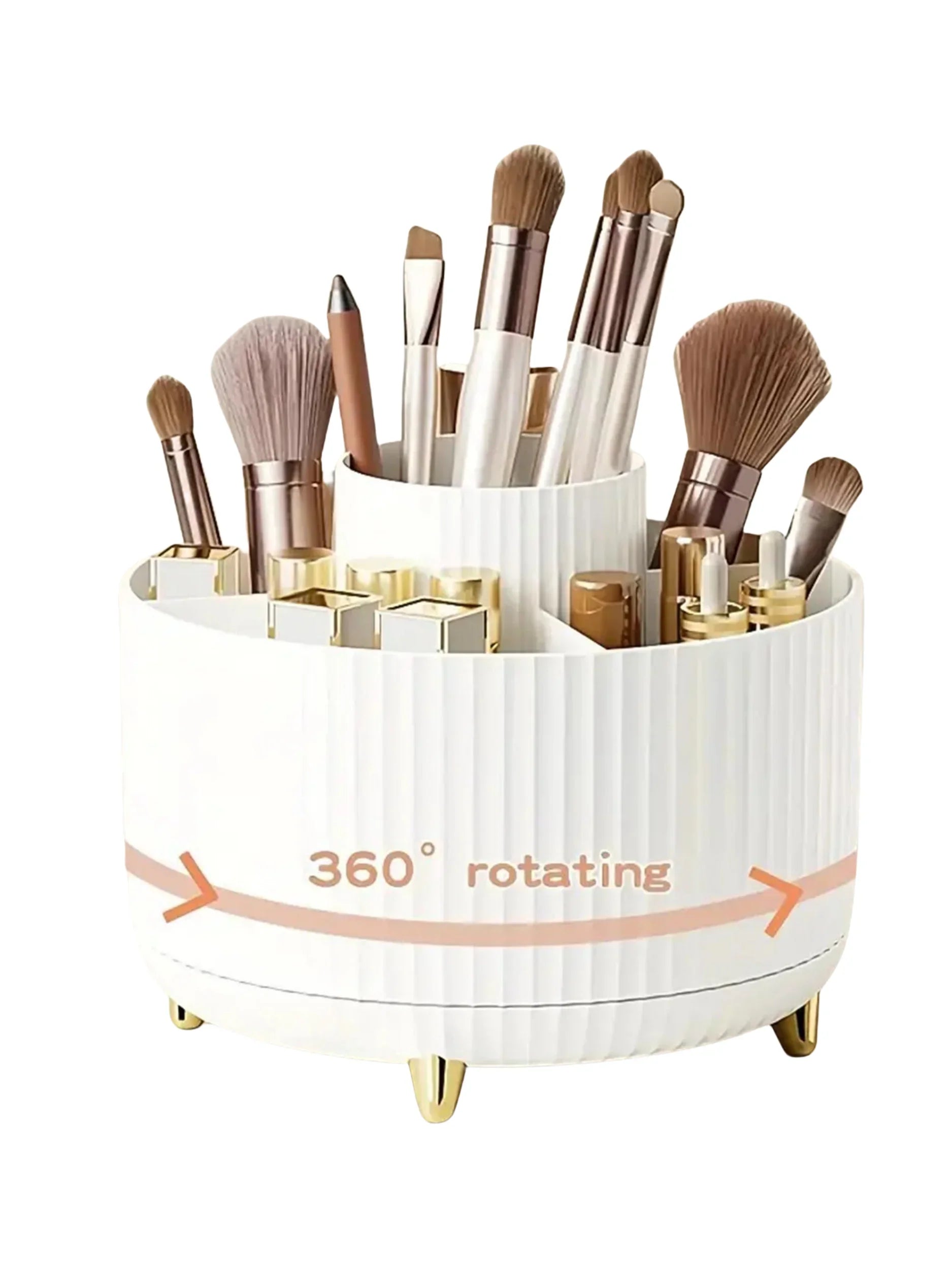 360° Rotating Makeup Cosmetics Organizer for Women