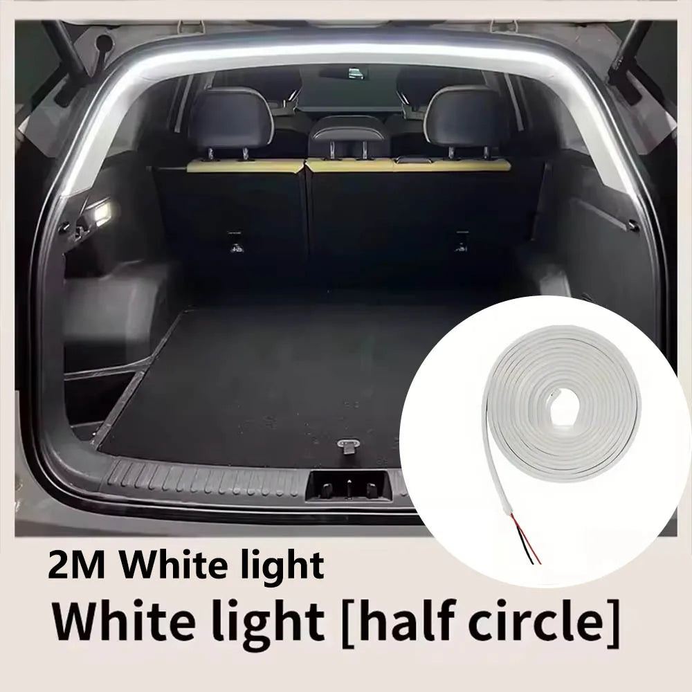 Motion Sensor LED Car Trunk Light Strip – Easy Install Ambient Interior Lighting