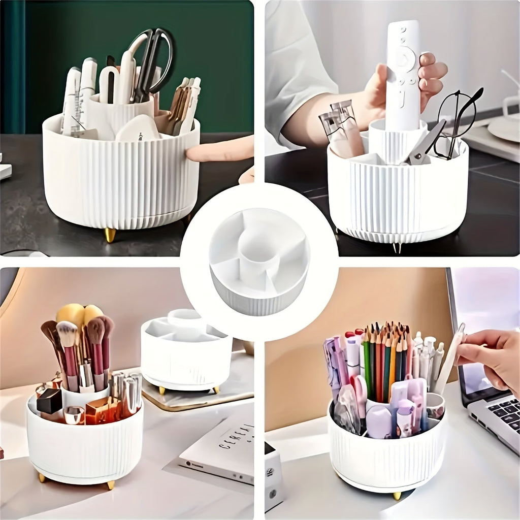 360° Rotating Makeup Cosmetics Organizer for Women